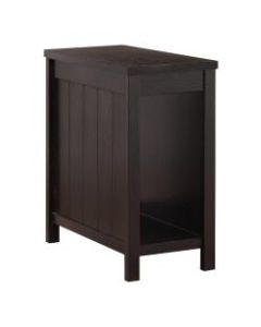 Monarch Specialties Liam Accent Table, 24inH x 11-1/2inW x 23-1/4inD, Espresso