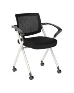 Bush Business Furniture Corporate Mesh Back Folding Office Chair, Black, Standard Delivery