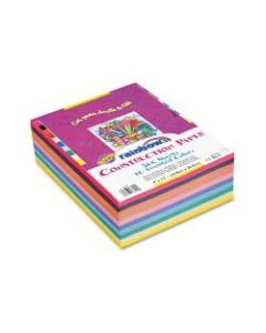 Pacon Rainbow Super Value Construction Paper, 9in x 12in, Assorted Colors, Pack Of 500