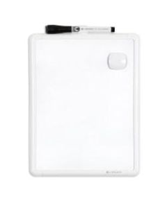 U Brands Magnetic Dry-Erase Whiteboard, 8 1/2in x 11in, Aluminum Frame With White Finish