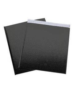 Office Depot Brand Glamour Bubble Mailers, 22-1/2inH x 19inW x 3/16inD, Black, Pack Of 48 Mailers