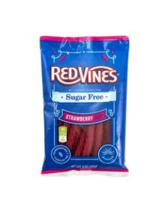 Red Vines Sugar-Free Strawberry Licorice, 5 Oz, Pack Of 6