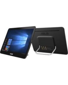 Asus V161GAR-XH001T All-in-One Computer - Intel Celeron N4020 Dual-core (2 Core) 1.10 GHz - 4 GB RAM DDR4 SDRAM - 128 GB 2.5in Serial ATA SSD - 15.6in HD 1366 x 768 Touchscreen Display - Desktop - Black - Windows 10 Pro - IEEE 802.11ac - 65 W