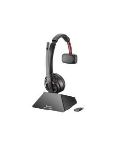 Poly Savi 8210 UC - Microsoft - UC Series - headset - on-ear - DECT 6.0 - wireless - Certified for Microsoft Teams