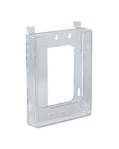 Azar Displays Hanging Bifold Brochure Holders, 8-1/2inH x 6-5/8inW x 1-1/2inD, Clear, Pack Of 10 Holders