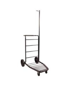 CSL Lug-A-Bout Compact Luggage Cart, 73inH x 23-1/2inW x 37-1/2inD, Black