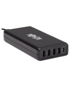 Tripp Lite USB Charging Station 5-Port 4 USB-A, 1 USB C, Auto Sensing 110W - 120 V AC, 230 V AC Input - 5 V DC/4.80 A, 20 V DC, 15 V DC, 12 V DC Output