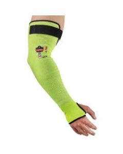 Ergodyne ProFlex 7941 Cut-Resistant Protective Arm Sleeve, 18in, Lime