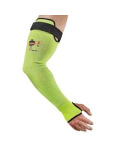 Ergodyne ProFlex 7941 Cut-Resistant Protective Arm Sleeve, 22in, Lime