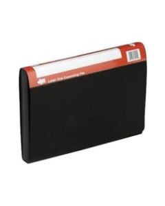 Pendaflex Letter Expanding File - 8 1/2in x 11in - 4in Expansion - 13 Internal Pocket(s) - Polypropylene - Black - 1 Each