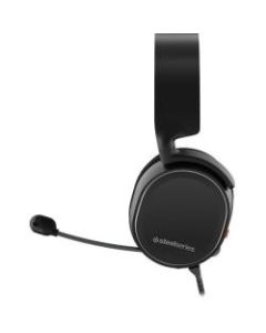 SteelSeries Arctis 3 Console Edition - Stereo - Mini-phone (3.5mm) - Wired - 32 Ohm - 20 Hz - 22 kHz - Over-the-head - Binaural - Circumaural - 9.84 ft Cable - Noise Cancelling, Bi-directional Microphone - Black
