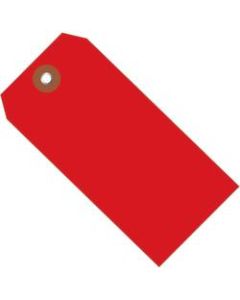 Office Depot Brand Plastic Shipping Tags, 4 3/4in x 2 3/8in, Red, Case Of 100