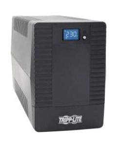 Tripp Lite 850VA 480W UPS Tower 230V Schuko Battery Back Up Desktop AVR LCD - Tower - AVR - 8 Hour Recharge - 1 Minute Stand-by - 230 V AC Input - 220 V AC, 230 V AC, 240 V AC Output - 4 x Schuko CEE 7/7