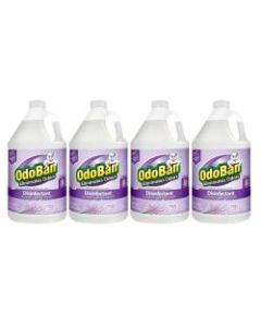 OdoBan Odor Eliminator Disinfectant Concentrate, Lavender Scent, 128 Oz Bottle, Case Of 4