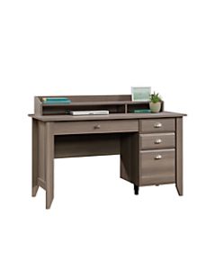 Sauder Shoal Creek 54inW Desk With Organizer Hutch, Diamond Ash