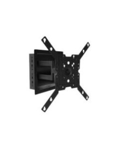 Peerless IM746P - Mounting kit (articulating wall mount) for LCD display - black, powder coat - screen size: 22in-47in - wall-mountable, in-wall mounted