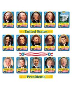 TREND U.S. Presidents Bulletin Board Set, 5in x 8 1/2in, Pre-K - Grade 12
