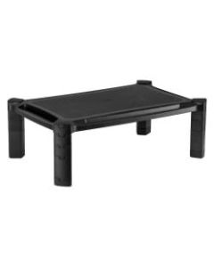 Mount-It Desktop Computer Monitor Riser For 13 - 32in Monitors, 6-5/8inH x 19-1/4inW x 12-5/8inD, Black