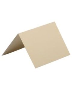 JAM Paper Strathmore Fold-Over Cards, 4 Bar, 3 1/2in x 4 7/8in, Ivory, Pack Of 25