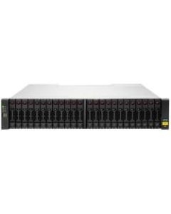 HPE MSA 2062 10GbE iSCSI SFF Storage - 24 x HDD Supported - 0 x HDD Installed - 24 x SSD Supported - 2 x SSD Installed - 3.84 TB Total Installed SSD Capacity - 2 x 12Gb/s SAS Controller - 24 x Total Bays