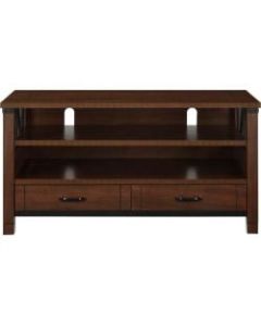 Ameriwood Home Buchannan Ridge TV Stand For Flat-Screen TVs Up To 50in, Dark Cherry