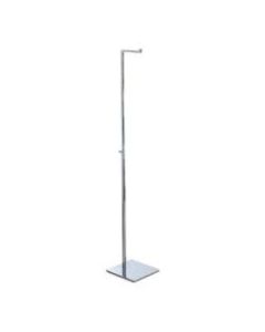 Azar Displays Adjustable Necklace Counter Stand, 30-1/2inH x 5inW x 5inD, Silver