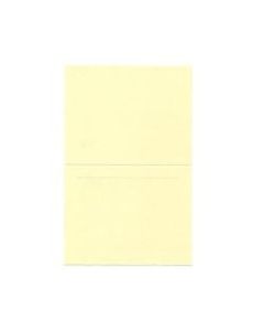 JAM Paper Strathmore Fold-Over Cards, With Panel, 4 3/8in x 5 7/16in, Ivory, Pack Of 25