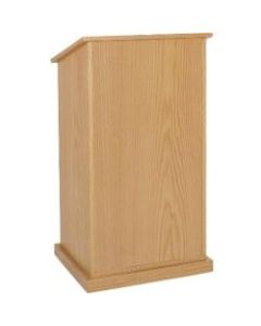 AmpliVox Chancellor Lectern - 45in Height x 24in Width x 21in Depth - Wood Veneer