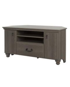 South Shore Noble Corner TV Stand For TVs Up To 55in, Gray Maple