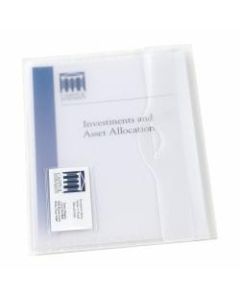 Avery Translucent Document Wallet, Matte Finish, Letter Size, 12/BX, Clear