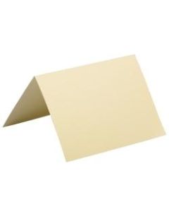 JAM Paper Strathmore Fold-Over Cards, 5in x 6 5/8in, Ivory, Pack Of 25