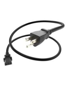 Unirise - Power cable - NEMA 5-15P (M) to IEC 60320 C13 - 125 V - 10 A - 12 ft - black