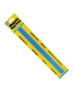 Ashley Productions MAGI-STRIPS Magnetic Strips, 12inH x 13/16inW x 1/16inD, Blue, 12 Strips Per Pack, Set Of 5 Packs