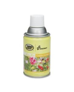 SKILCRAFT Zep Meter Mist Refill, 7 Oz., Springtime Garden Scent, Pack Of 12