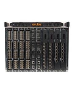 HPE Aruba Advanced Module - Expansion module - 100 Gigabit QSFP28 / 40 Gigabit QSFP28 x 6 - for P/N: JL375A, JL376A
