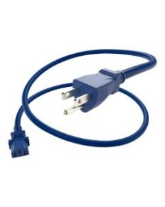 Unirise - Power cable - NEMA 5-15P (M) to IEC 60320 C13 - 125 V - 10 A - 1 ft - blue