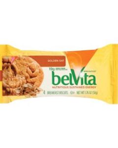 belVita Breakfast Biscuits - Individually Wrapped, No Artificial Flavor - Golden Oat - 1.76 oz - 8 / Box