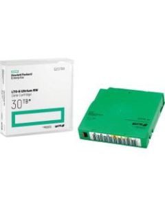 HPE LTO-8 Ultrium 30TB RW Data Cartridge - LTO-8 - Rewritable - 12 TB (Native) / 30 TB (Compressed) - 3149.61 ft Tape Length - 1 Pack