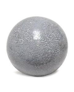 Simple Designs 1-Light Mosaic Stone Ball Table Lamp, 7-3/4inH, Gray