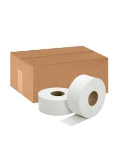 SKILCRAFT Jumbo Roll 2-Ply Toilet Paper, 100% Recycled, 1000ft Per Roll, Pack Of 12 Rolls