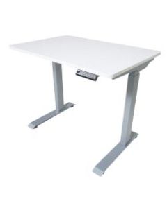 Victor Electric Standing Desk, 28-3/4inH x 36inW x 23-5/8inD, White