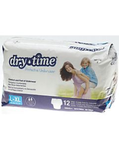 DryTime Disposable Protective Youth Underwear, Large/X-Large, Bag Of 12