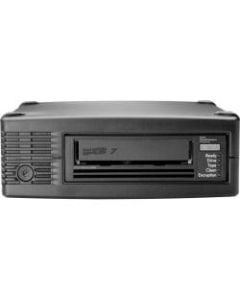 HPE StoreEver LTO-7 Ultrium 15000 External Tape Drive - LTO-7 - 6 TB (Native)/15 TB (Compressed) - 6Gb/s SAS - 5.25in Width - 1/2H Height - External - 300 MB/s Native - Linear Serpentine - Encryption - WORM Support - 3 Year Warranty