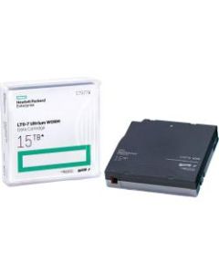 HPE LTO Ultrium-7 Data Cartridge - LTO-7 - WORM - 6.25 TB (Native) / 15 TB (Compressed) - 2775.59 ft Tape Length - 315 MB/s Native Data Transfer Rate - 750 MB/s Compressed Data Transfer Rate