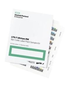 HPE LTO-7 Ultrium RW Bar Code Label Pack