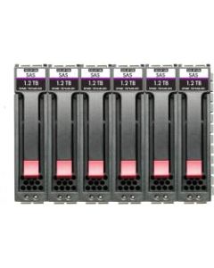 HPE 2.40 TB Hard Drive - 2.5in Internal - SAS (12Gb/s SAS) - Storage System Device Supported - 10000rpm - 3 Year Warranty - 6 Pack