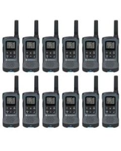 Motorola TalkAbout T200 Radios, Dark Gray, Pack Of 12 Radios