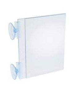 Azar Displays Vertical/Horizontal Sign Frames With Suction Cups, 5in x 7in, Pack Of 10 Displays
