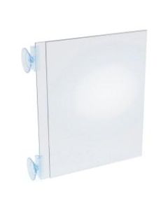 Azar Displays Vertical/Horizontal Sign Frames With Suction Cups, 8-1/2in x 11in, Pack Of 10 Frames