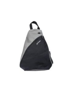 Manhattan Dashpack - Sling bag for tablet / notebook - 600D PVC - black, light gray - 12in